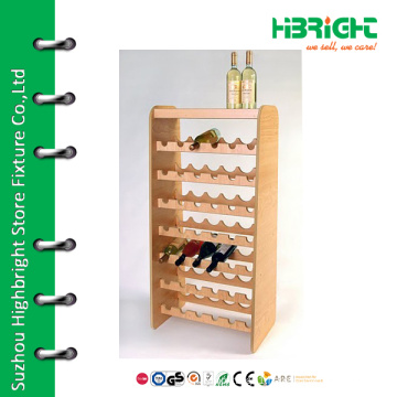 Wood flooring wine display stand